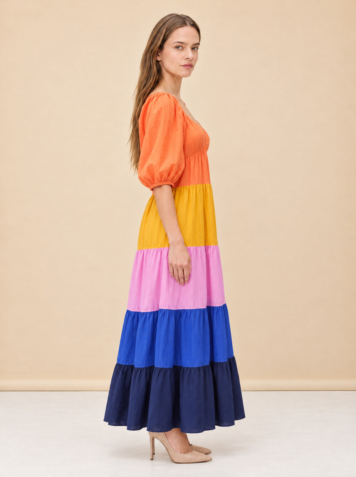 Farm Rio Maxi Dress model_side