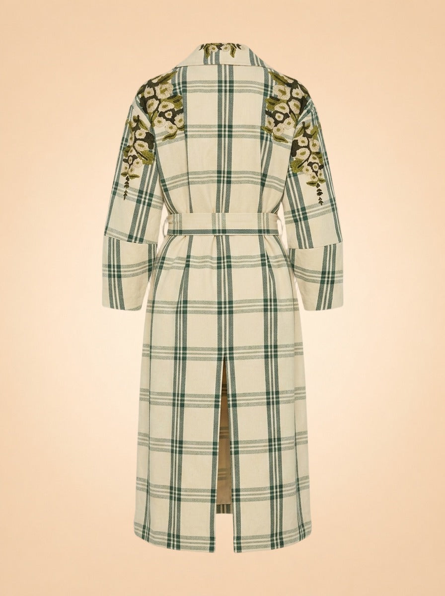 Melly Plaid Jacket ghost_back