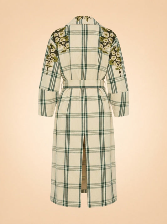 Melly Plaid Jacket ghost_back