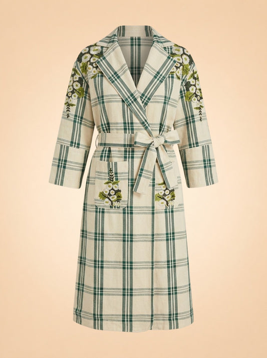 Melly Plaid Jacket ghost_front
