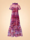 Melody Sheer Organza Maxi Dress — ghost front