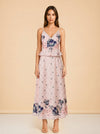 MENA ANKLE DRESS | LIORA PRINT by Cleo Bella — front