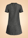 Metallic Bouclé Mini Dress ghost_back