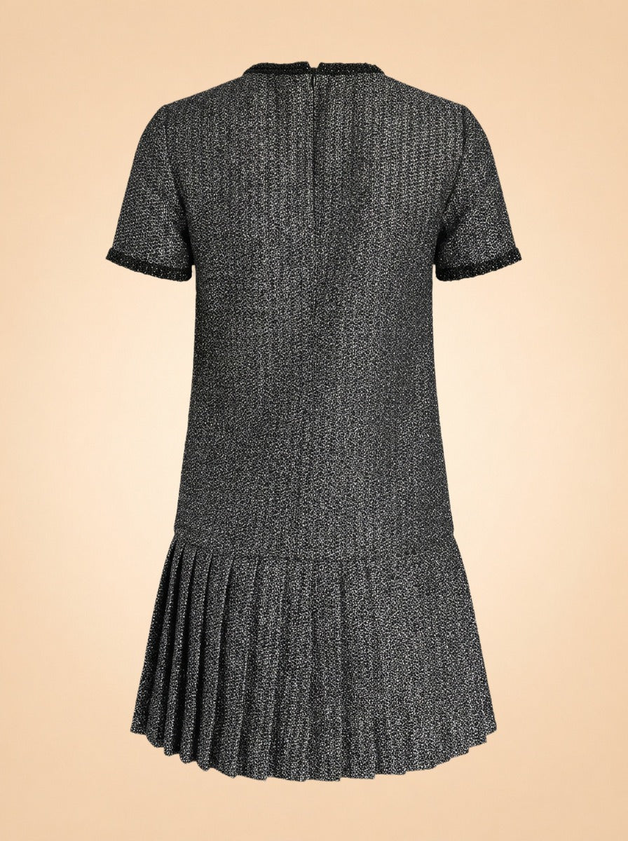 Metallic Bouclé Mini Dress ghost_back