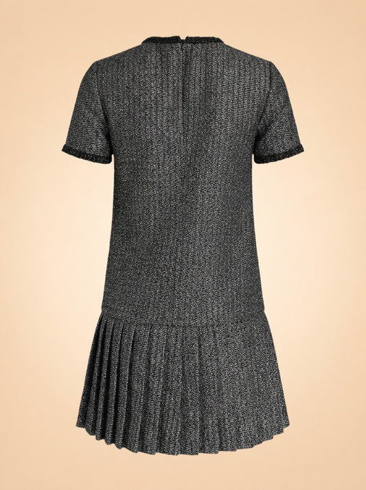 Metallic Bouclé Mini Dress ghost_back