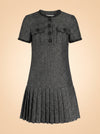 Metallic Bouclé Mini Dress ghost_front