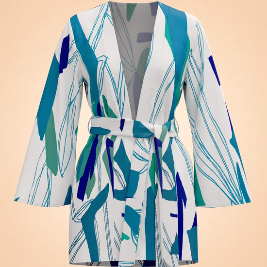 Mini Kimono - Costa Blu ghost_front