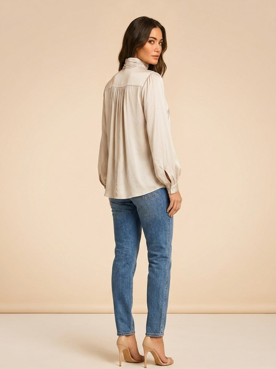 Monroe Blouse model_over_shoulder