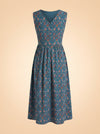 Navy & pink dress ghost_back