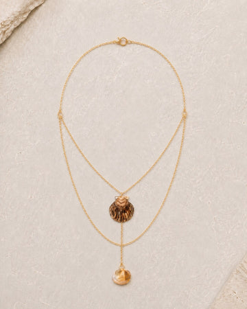 Ocean Goddess Necklace — Classic Charlotte shell jewelry