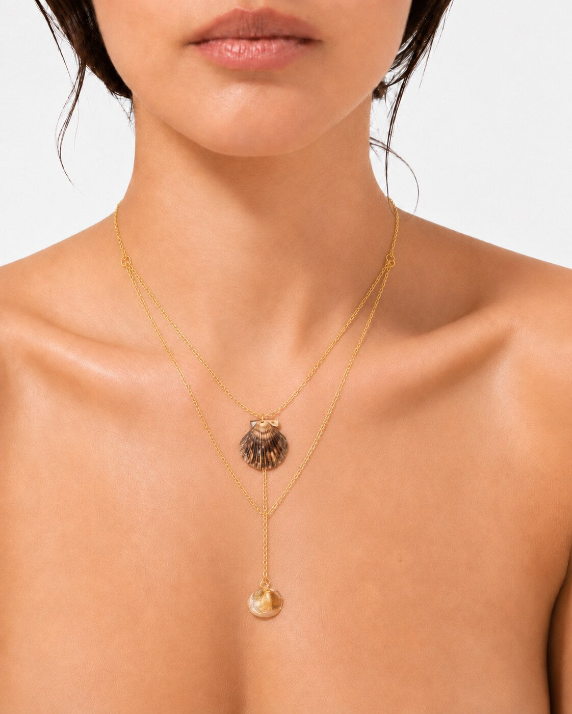 Ocean Goddess Necklace — Classic Charlotte shell jewelry