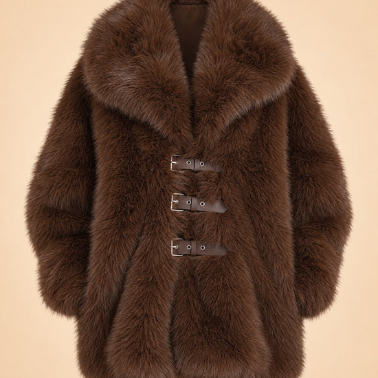 Oslo Faux Fur Jacket ghost_front