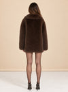 Oslo Faux Fur Jacket model_back