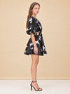 Oxidised Mini Dress - $420 model_side