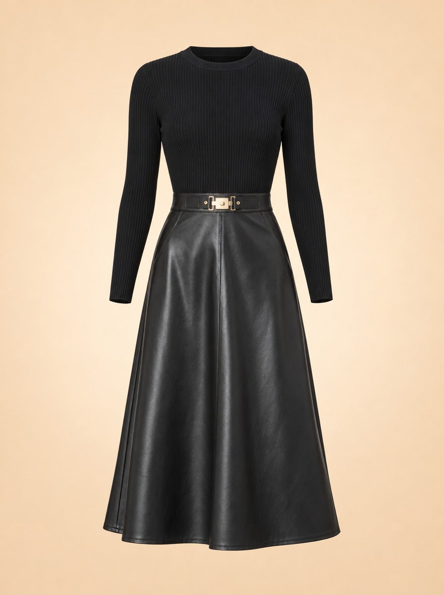 Paige Dress ghost_front