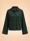 Tylee Boxy Corduroy Jacket ghost_front