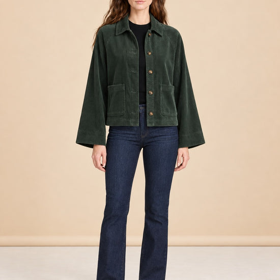 Tylee Boxy Corduroy Jacket model_front