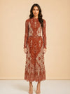 Paisley Print Maxi