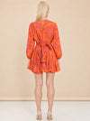 Paisley Print Mini Dress model_back