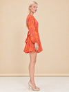Paisley Print Mini Dress model_side