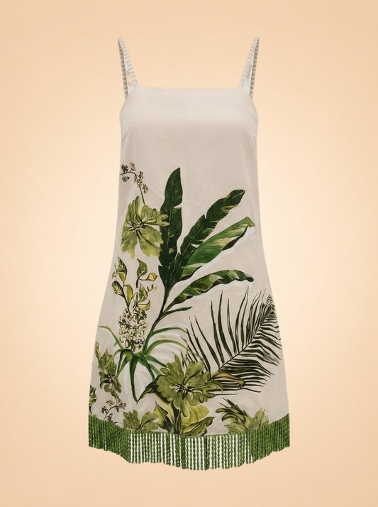 Parker Dress - Botanic by Anna Cate — front detail