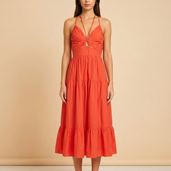 Phoebe Cotton Poplin Midi model_front