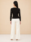 Phoebe Embellished Sweater model_back