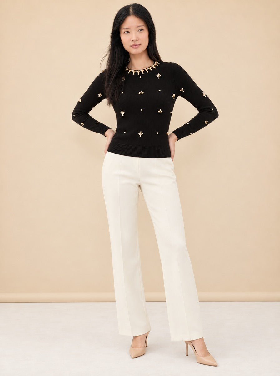 Phoebe Embellished Sweater model_front_3