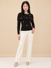 Phoebe Embellished Sweater model_front
