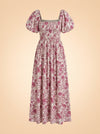 Pink floral dress ghost_front