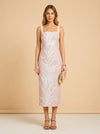 Pink Pineapple Long Slip Dress — Coco Shop