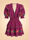 Pink Cotton Mini Dress