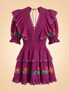 Pink Cotton Mini Dress