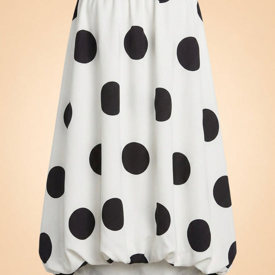 Polka Dot Bubble Mini Dress — endless rose