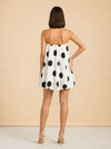 Polka Dot Bubble Mini Dress — endless rose