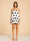 Polka Dot Bubble Mini Dress — endless rose