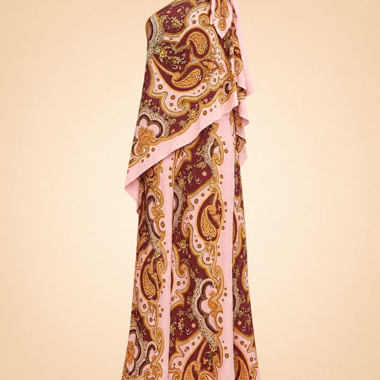Porter One-Shoulder Maxi Dress ghost_front