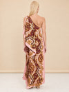 Porter One-Shoulder Maxi Dress model_back