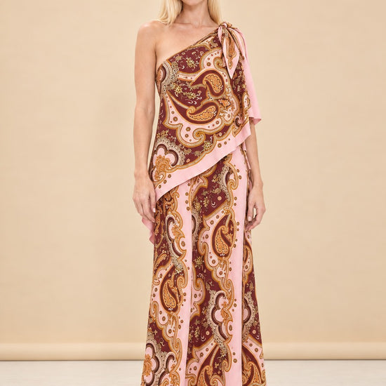 Porter One-Shoulder Maxi Dress model_front_2