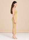 Printed Long Dress model_side