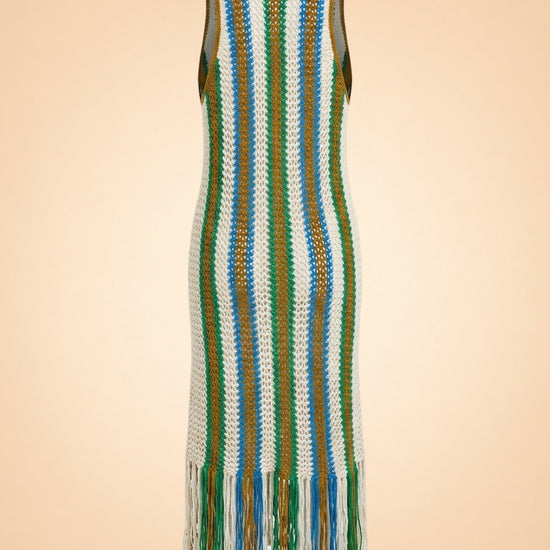 Printed Midi Length Dress