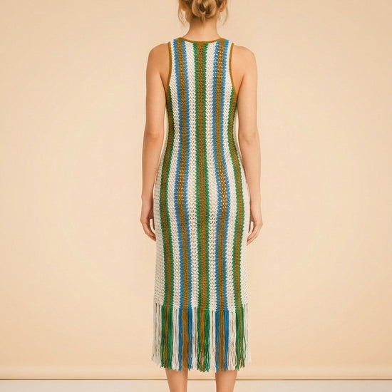 Printed Midi Length Dress