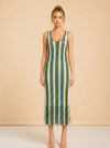 Printed Midi Length Dress