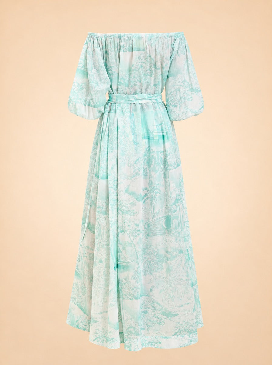 Raffaella Maxi Cover Up ghost_back