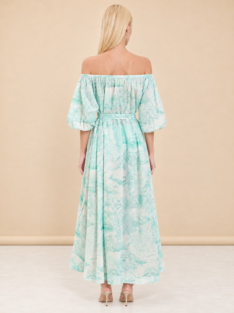 Raffaella Maxi Cover Up model_back