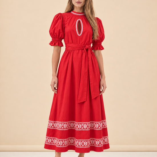 Red Dress model_front