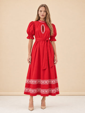 Red Dress model_front