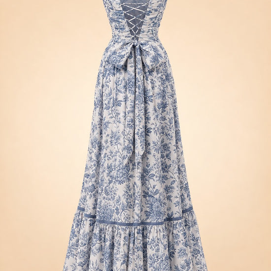 V. Chapman Regina Strapless Maxi Dress ghost_back
