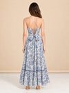 V. Chapman Regina Strapless Maxi Dress model_back