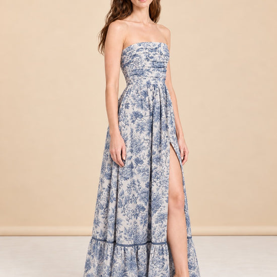 V. Chapman Regina Strapless Maxi Dress model_front_2
